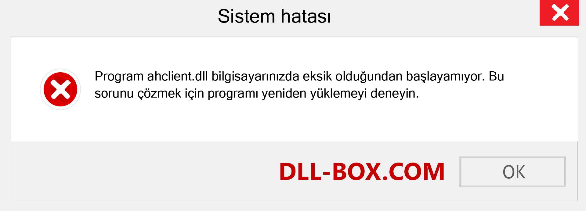 ahclient.dll dosyası eksik mi? Windows 7, 8, 10 için İndirin - Windows'ta ahclient dll Eksik Hatasını Düzeltin, fotoğraflar, resimler